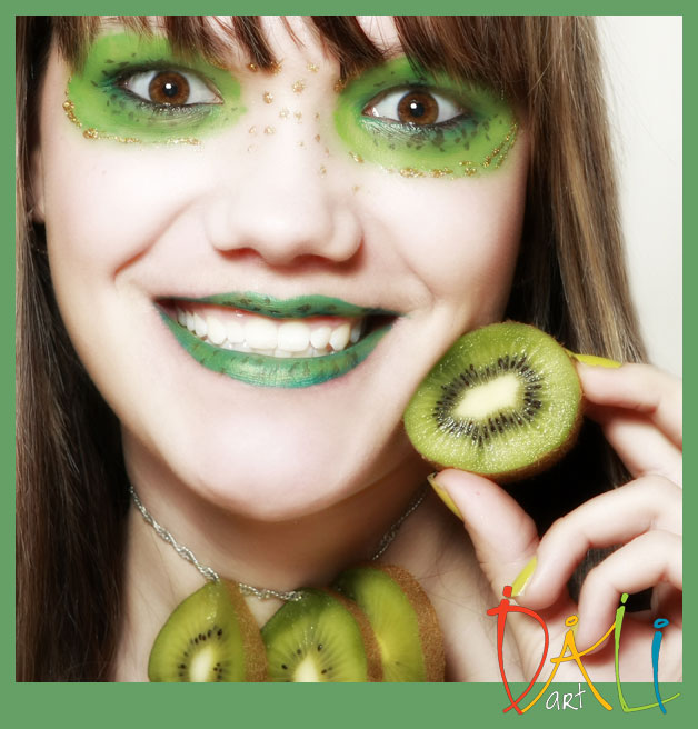 Facepainting foto kiwi