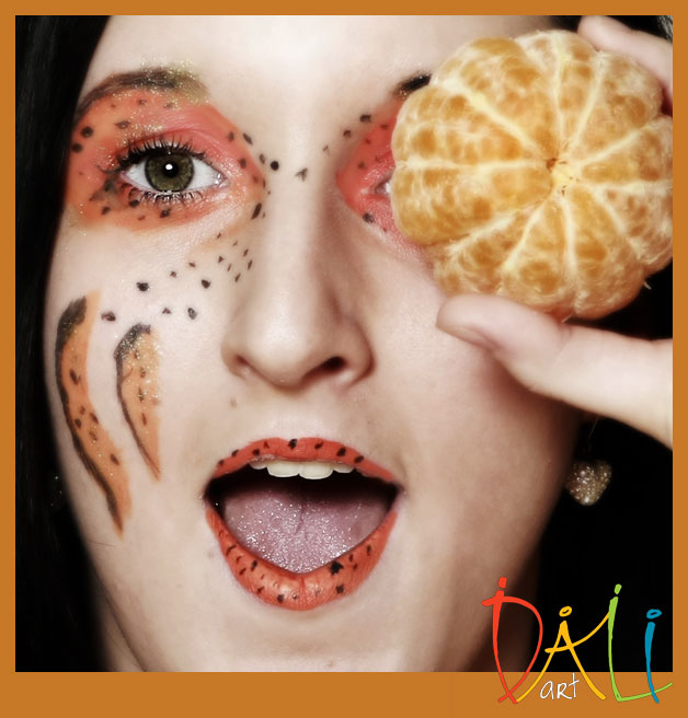 Facepainting foto mandarinka